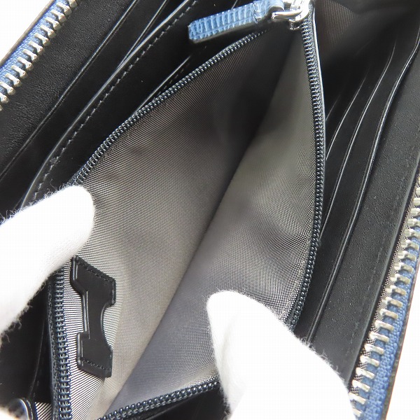 実際に弊社で買取させて頂いたTUMI/トゥミ ラウンドジップ 長財布 ロングウォレットの画像 4枚目