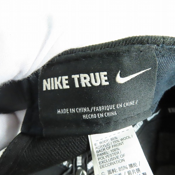 実際に弊社で買取させて頂いたNIKE×F.C.Real Bristol/ナイキ×FCレアルブリストル ビッグロゴ刺繍キャップ 789530-010の画像 5枚目