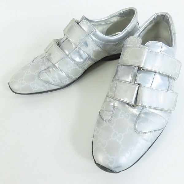 実際に弊社で買取させて頂いたGUCCI/グッチ ベルクロ ローカットスニーカー 091835/42.5