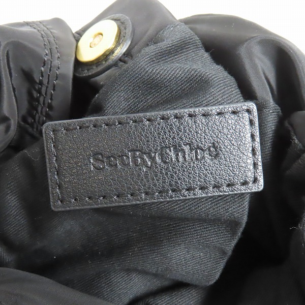 実際に弊社で買取させて頂いたSEE BY CHLOE/シーバイクロエ ハンドバッグ パイソン柄コインケース付きの画像 4枚目
