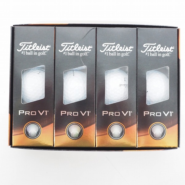 実際に弊社で買取させて頂いた【未使用】Titleist/タイトリスト PRO V1 ゴルフボール ホワイト 1ダース