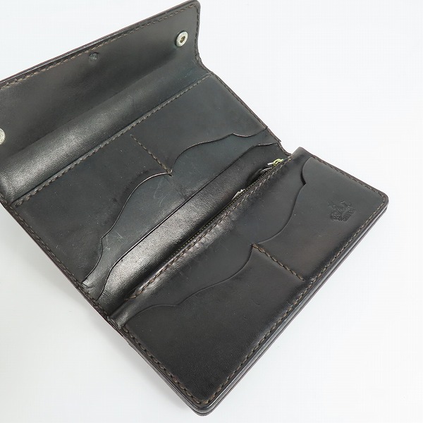 実際に弊社で買取させて頂いたFAL/エフエーエル トゥームウォールズサドルレザーウォレット/長財布の画像 3枚目
