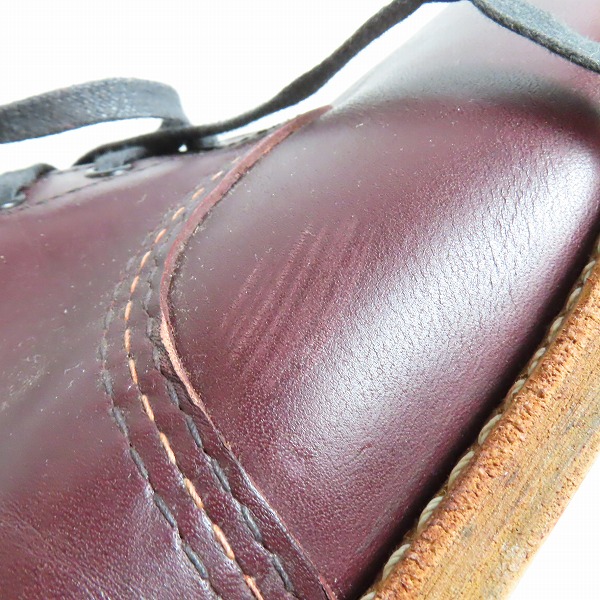 実際に弊社で買取させて頂いたRED WING/レッドウィング BECKMAN/ベックマン ブーツ ブラックチェリー 9011/9の画像 6枚目