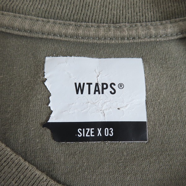 実際に弊社で買取させて頂いたWTAPS/ダブルタップス バックロゴ 半袖 Tシャツ/03の画像 2枚目