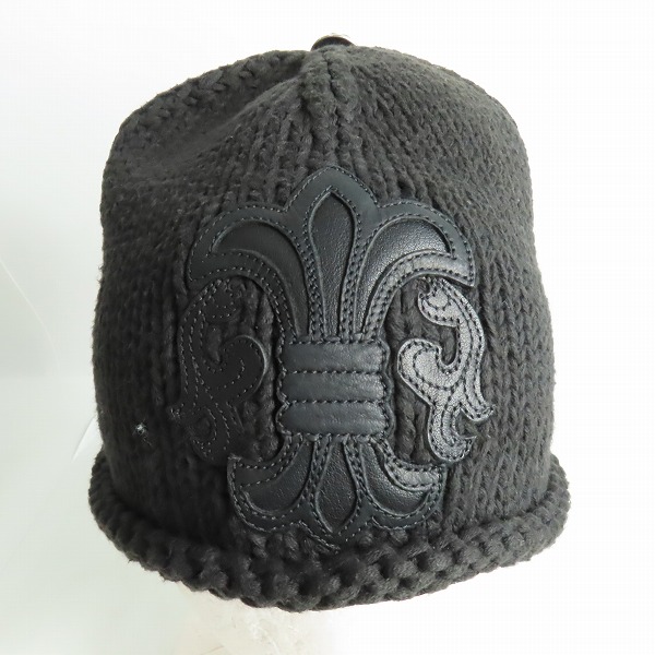 実際に弊社で買取させて頂いたCHROME HEARTS/クロムハーツ BSフレア ニットキャップ/ビーニーの画像 1枚目