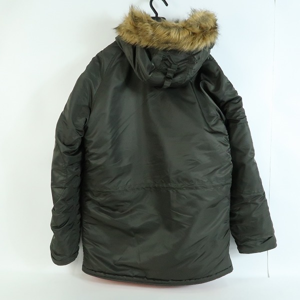 実際に弊社で買取させて頂いたALPHA INDUSTRIES/アルファインダストリーズ N-3B/フライトジャケット/PON001438-41/Lの画像 1枚目