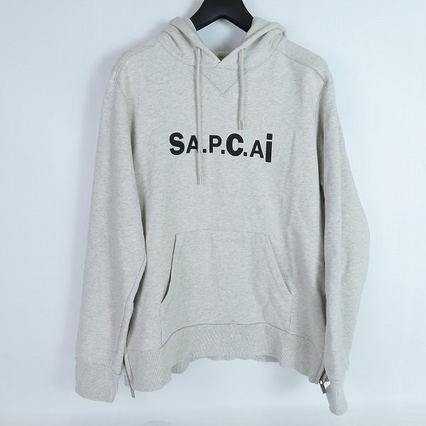 実際に弊社で買取させて頂いたA.P.C.×sacai /アーペーセー×サカイ 21ss HOODIE TAIYO フーディー プルオーバーパーカー 21E2-COEON-M27655/M