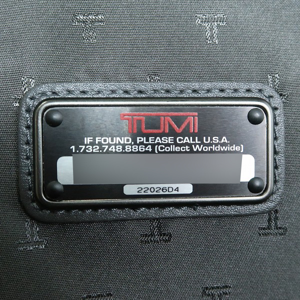 実際に弊社で買取させて頂いたTUMI/トゥミ 2輪 キャリーバッグ/スーツケース 26インチ 22026D4/81Lの画像 5枚目