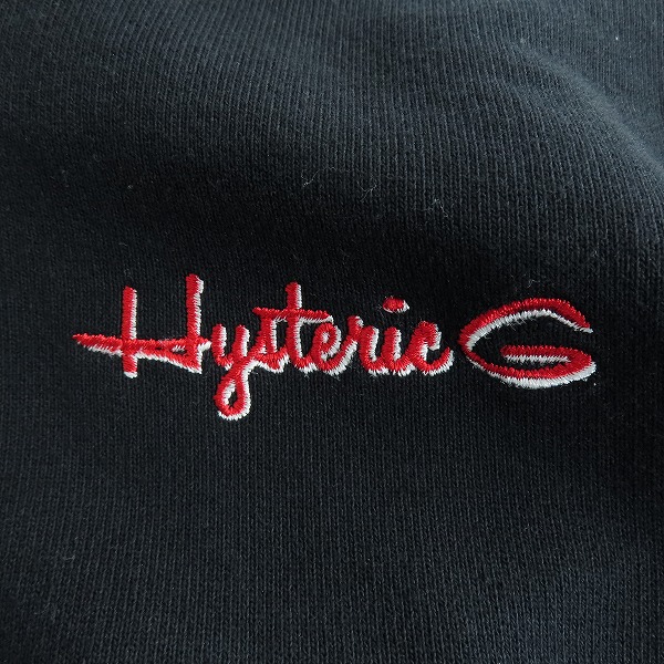 実際に弊社で買取させて頂いたHYSTERIC GLAMOUR/ヒステリックグラマー ロゴ刺繍 プルオーバーパーカー 02171CF07 Sの画像 3枚目