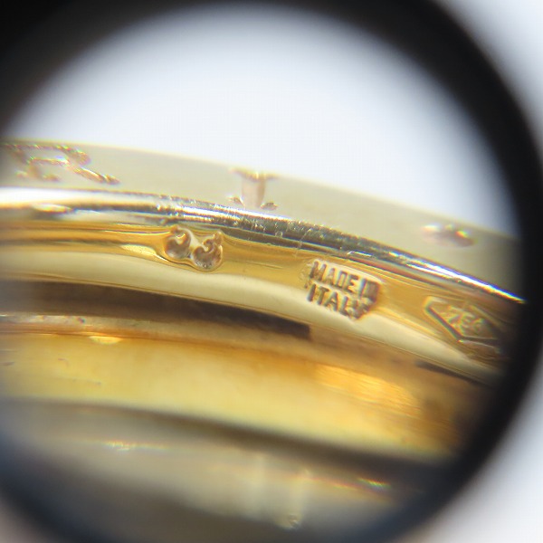 実際に弊社で買取させて頂いたBVLGARI/ブルガリ 750/K18YG/イエローゴールド B-ZERO1/ビーゼロワン リング/指輪 53/12号の画像 7枚目