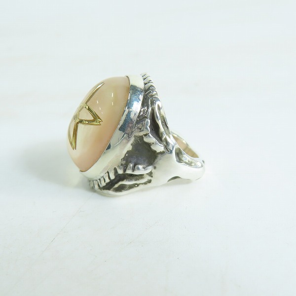 実際に弊社で買取させて頂いたALEX STREETER/アレックスストリーター エンジェルハートリング 18k チェリーブロッサム 桜/14.5号の画像 2枚目