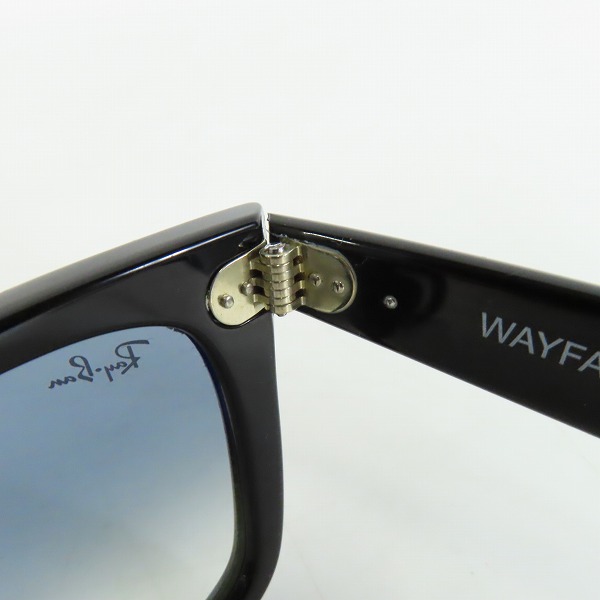 実際に弊社で買取させて頂いたRay-Ban/レイバン WAYFARER/ウェイファーラー サングラス RB2140-F 901/3Fの画像 5枚目