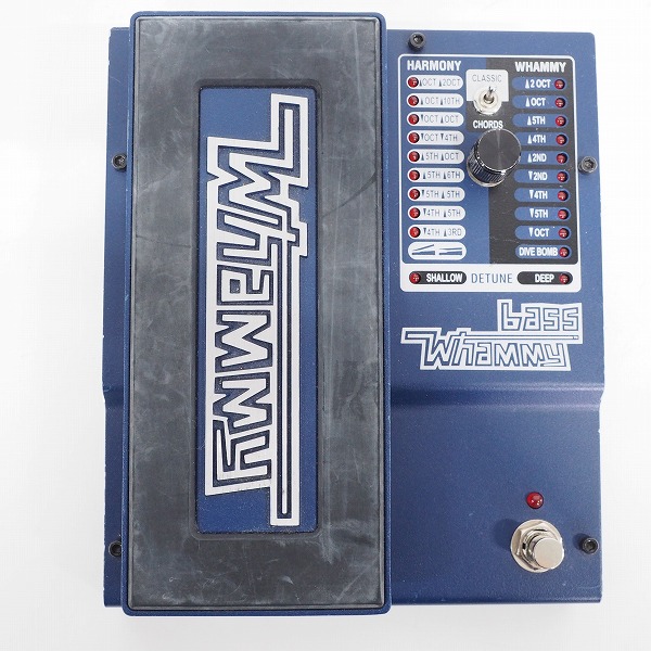 実際に弊社で買取させて頂いたDigitech/デジテック BASS WHAMMY-V-01 ベース用 ワーミーペダル エフェクター【動作確認済】