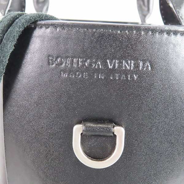 実際に弊社で買取させて頂いたBOTTEGAVENETA/ボッテガヴェネタ マキシイントレチャート アルコトート ショルダーバッグ 736184VB1K08480の画像 4枚目
