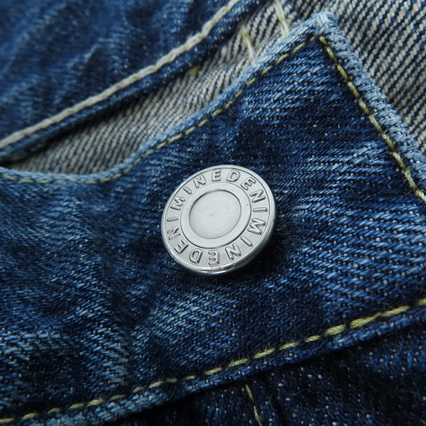 実際に弊社で買取させて頂いたMINEDENIME/マインデニム L Straight 5pocket ダメージデニムパンツ 2304-1007-85-322/9の画像 5枚目