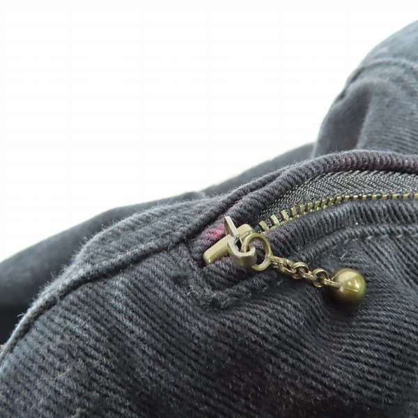 実際に弊社で買取させて頂いたCRIMIE/クライミー デニム ジャケット ブラック/Mの画像 6枚目