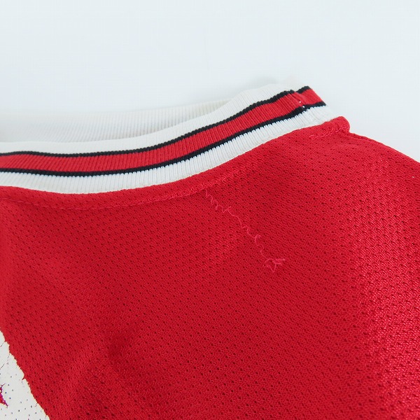 実際に弊社で買取させて頂いたChampion/チャンピオン Chicago Bulls/シカゴブルズ JORDAN/ジョーダン #23 ユニフォーム/ゲームシャツ  レッド/40の画像 5枚目