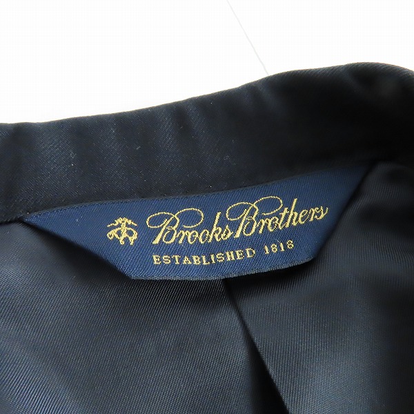 実際に弊社で買取させて頂いたBrooks Brothers/ブルックスブラザース 金釦 ウール テーラードジャケット/ブレザー 37SHTの画像 2枚目
