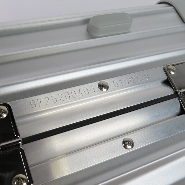 実際に弊社で買取させて頂いた【未使用】RIMOWA/リモワ CLASSIC CABIN S/クラシック キャビン マルチホイール/4輪 スーツケース 33L/972.52の画像 5枚目