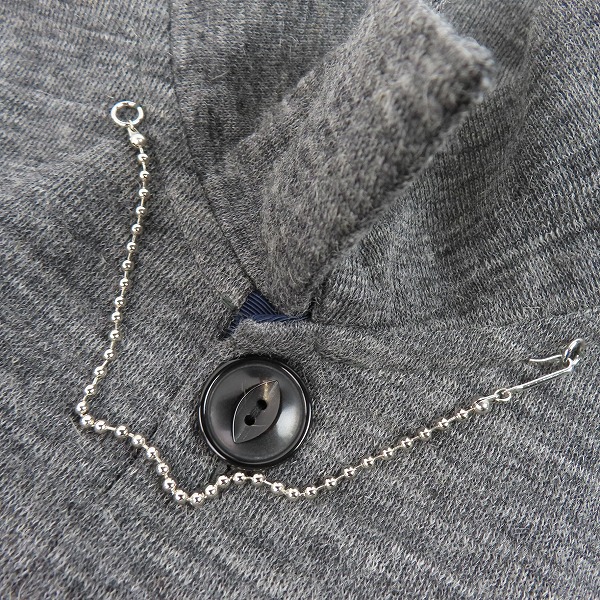 実際に弊社で買取させて頂いたkolor/カラー 20AW 半袖ポロシャツ チェーン付き 20WCM-T08206/3の画像 5枚目