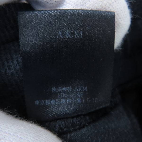 実際に弊社で買取させて頂いたAKM/エーケーエム EASY RIB ペイズリー柄 セットアップ ジップアップパーカー/パンツ J191/J192/XLの画像 3枚目