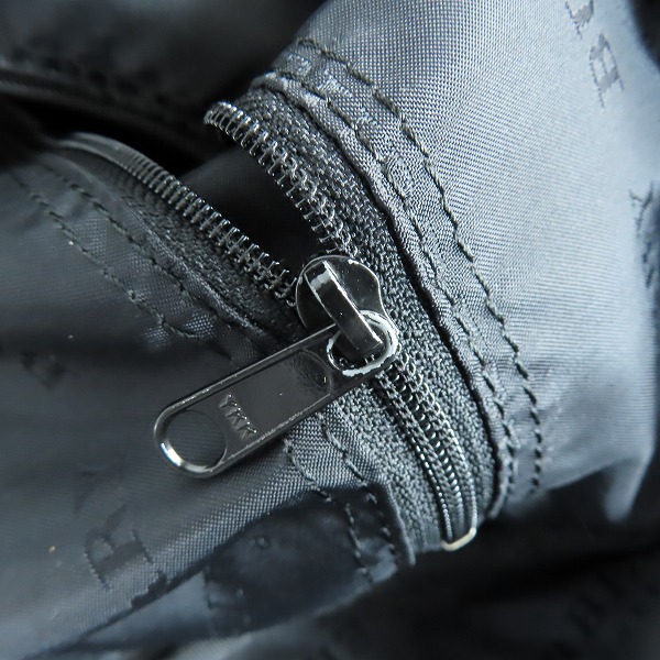 実際に弊社で買取させて頂いたBurberry/バーバリー ゴルフ チェック柄 ボストンハンドバッグ ブラックの画像 8枚目