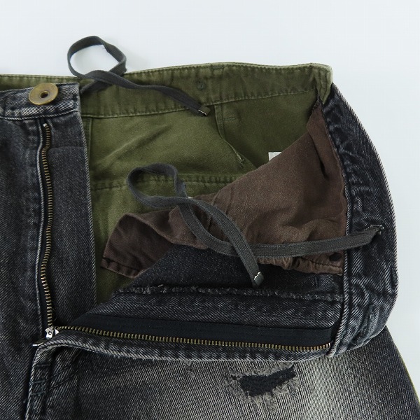 実際に弊社で買取させて頂いたMIHARAYASUHIRO/ミハラヤスヒロ 素材切替ドッキングカーゴパンツ A04PT021/48の画像 4枚目