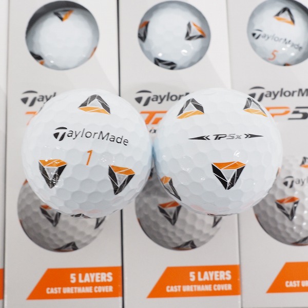 実際に弊社で買取させて頂いた【未使用】TaylorMade/テーラーメイド TP5x Pix ゴルフボール ホワイト 1ダースの画像 1枚目