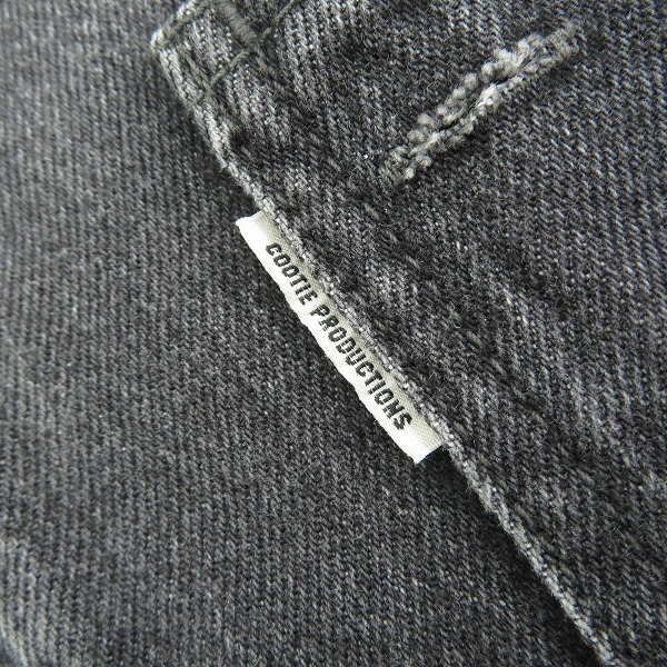 実際に弊社で買取させて頂いたCOOTIE PRODUCTIONS/クーティープロダクションズ  22AW Denim Zip Up Work Jacket/デニム ジップアップ ワーク ジャケット/Lの画像 3枚目