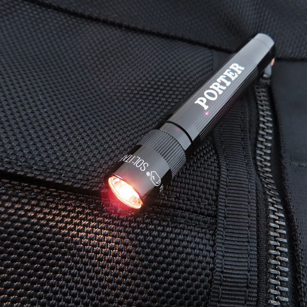 実際に弊社で買取させて頂いた【未使用】PORTER/ポーター HEAT/ヒート マグライト付 ワンショルダーバッグ/ボディバッグ 703-08000の画像 7枚目