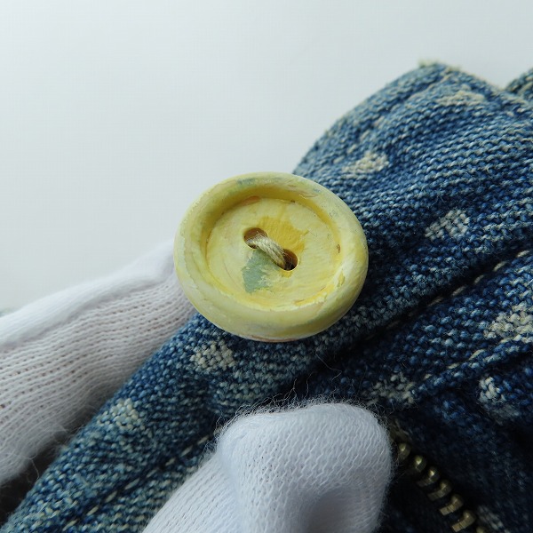 実際に弊社で買取させて頂いたPorter Classic/ポータークラシック 総柄 デニムパンツ/3の画像 6枚目