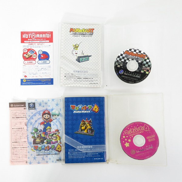 実際に弊社で買取させて頂いた【ジャンク含む】ニンテンドー ゲームキューブ ソフト マリオパーティ4/ロックマンエグゼ トランスミッション 他 5点セットの画像 1枚目
