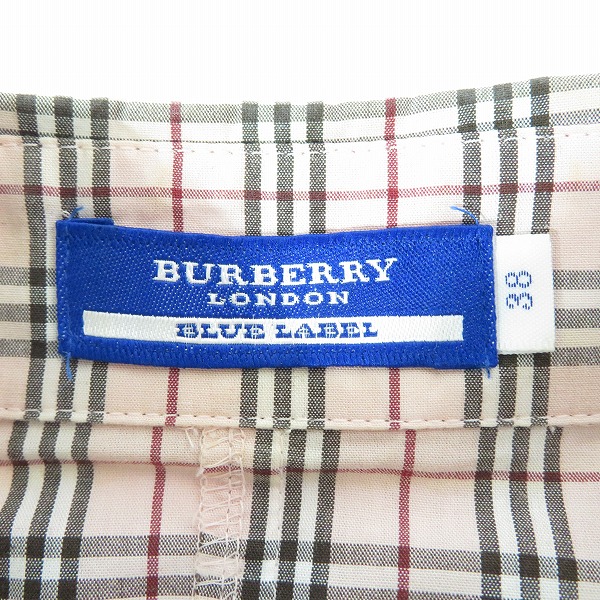 実際に弊社で買取させて頂いたBURBERRY BLUE LABEL/バーバリーブルーレーベル チェックシャツ FE526-100 38の画像 2枚目