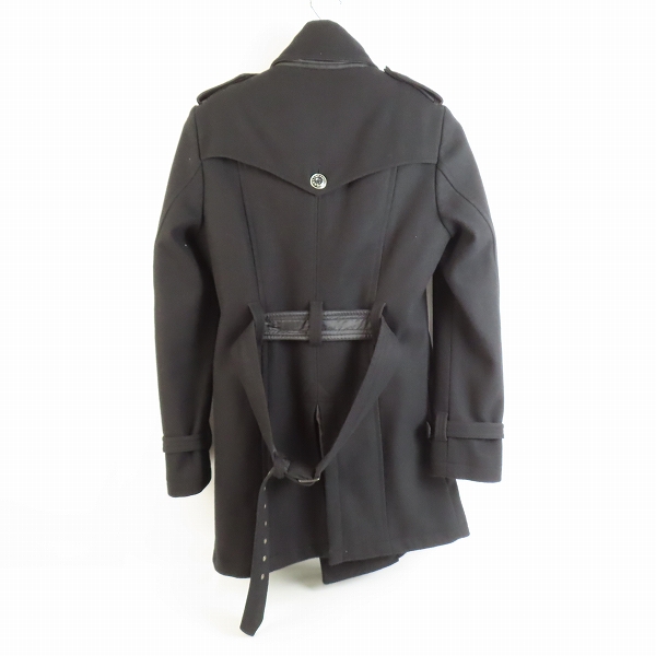 実際に弊社で買取させて頂いたBUFFALO BOBS/バッファローボブズ ウール ナポレオン トレンチコート TKB6303/2の画像 1枚目