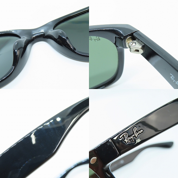 実際に弊社で買取させて頂いたRay-Ban/レイバン NEW WAYFARER/ニューウェイファーラー サングラス/アイウエア RB2132-F 901Lの画像 6枚目
