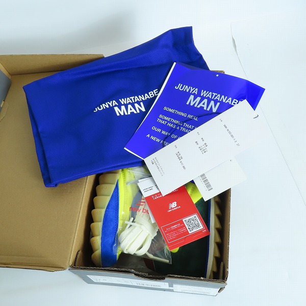 実際に弊社で買取させて頂いた【未使用】JUNYA WATANABE MAN×NEW BALANCE/ジュンヤワタナベマン×ニューバランス  スニーカー URC30MN3 /27.0の画像 7枚目