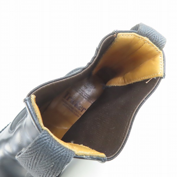 実際に弊社で買取させて頂いたTricker's/トリッカーズ サイドゴアブーツ ウィングチップ ブラック M2754/8.5の画像 4枚目