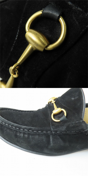 実際に弊社で買取させて頂いたGUCCI/グッチ ビットローファー 110 0009/8EEEの画像 9枚目