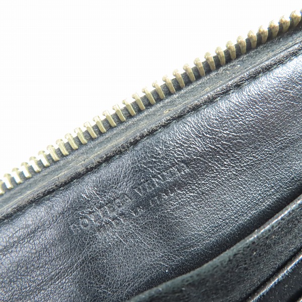 実際に弊社で買取させて頂いたBOTTEGA VENETA/ボッテガヴェネタ イントレチャート ラウンドファスナー 長財布の画像 4枚目