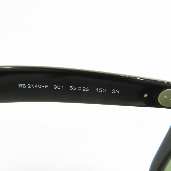 実際に弊社で買取させて頂いたRay-Ban/レイバン WAYFARER/ウェイファーラー サングラス RB2140-F 901の画像 7枚目