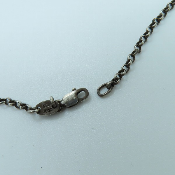 実際に弊社で買取させて頂いたCHROME HEARTS/クロムハーツ ロールチェーン 16inch の画像 3枚目