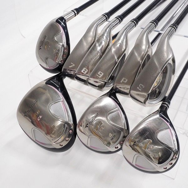 実際に弊社で買取させて頂いたBRIDGESTONE/ブリヂストン TOURSTAGE/ツアーステージ ViQ CL レディース ゴルフクラブ 9本セット FLEX:L 