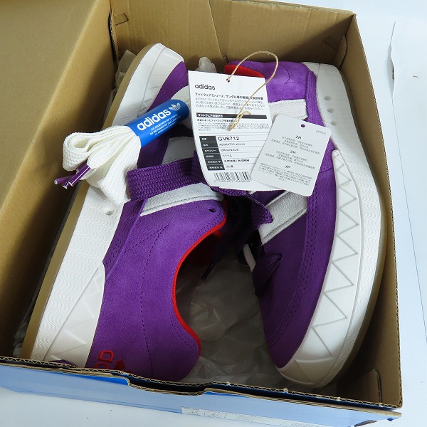 実際に弊社で買取させて頂いたatmos×adidas/アトモス×アディダス ADIMATIC/アディマティック グローリー パープル GV6712/28の画像 8枚目