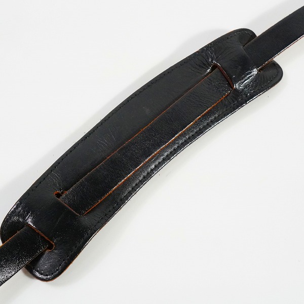 実際に弊社で買取させて頂いたB.C.Rich/BCリッチ レザー ギターストラップ ベースストラップ ブラックの画像 7枚目