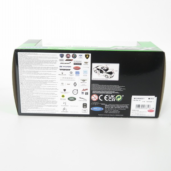 実際に弊社で買取させて頂いた【未開封】welly/ウェリー 1/24 ミニカー NEX Porsche 911 Turbo ポルシェ ターボ ミニカーの画像 4枚目