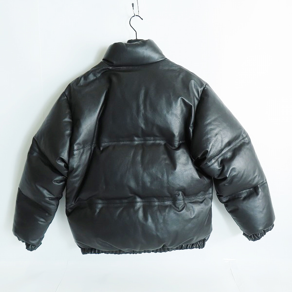 実際に弊社で買取させて頂いたWACKO MARIA/ワコマリア GUILTY PARTIES LEATHER DOWN JACKET TYPE-2 レザー レオパード ダウンジャケット/Sの画像 1枚目