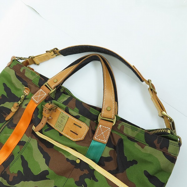 実際に弊社で買取させて頂いたmaster-piece×BEAMS/マスターピース×ビームス 2way ミリタリートートバッグの画像 2枚目