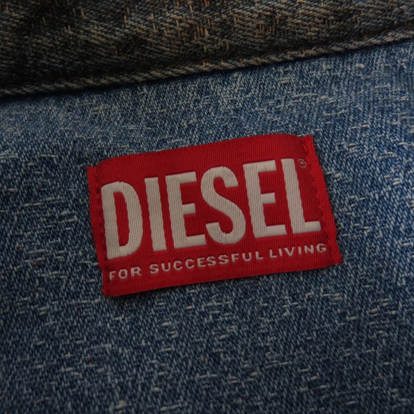 実際に弊社で買取させて頂いたDIESEL/ディーゼル デニムシャツ D-SIMPLY-OVER-S/Mの画像 2枚目