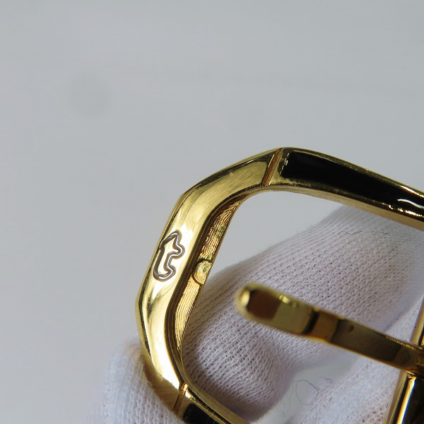 実際に弊社で買取させて頂いたa.testoni/ア・テストーニ レザーベルト/ブラックの画像 6枚目