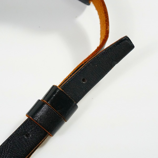 実際に弊社で買取させて頂いたB.C.Rich/BCリッチ レザー ギターストラップ ベースストラップ ブラックの画像 6枚目